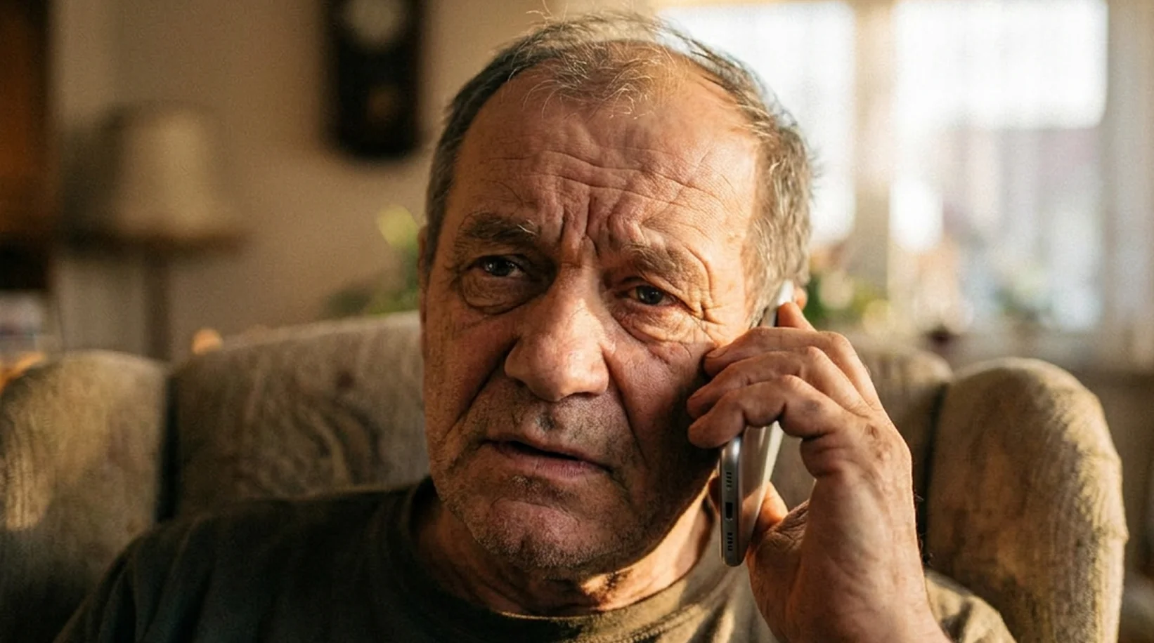 Andrzej rozmawia przez telefon